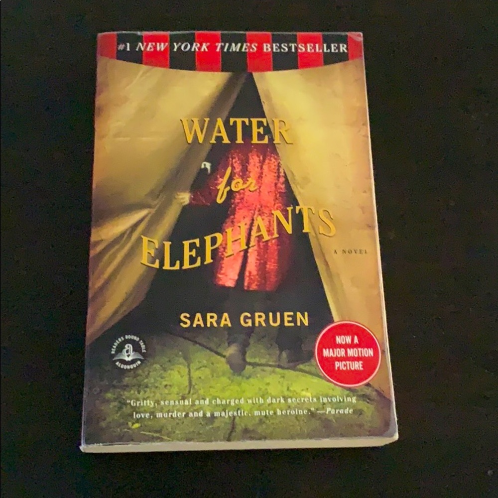 Sara Gruen “Water For Elephants” book